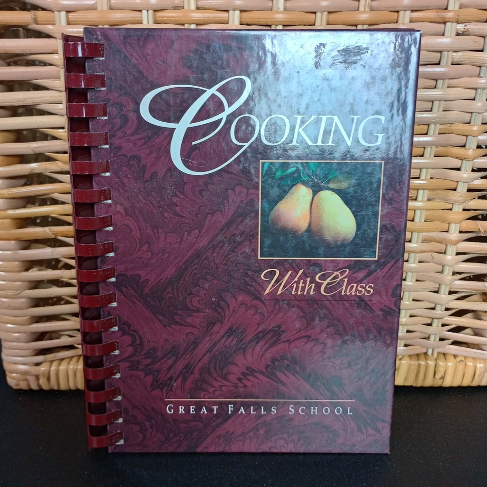 Great Falls Virginia School PTA Community Cookbook Cooking With Class 1st ED '96